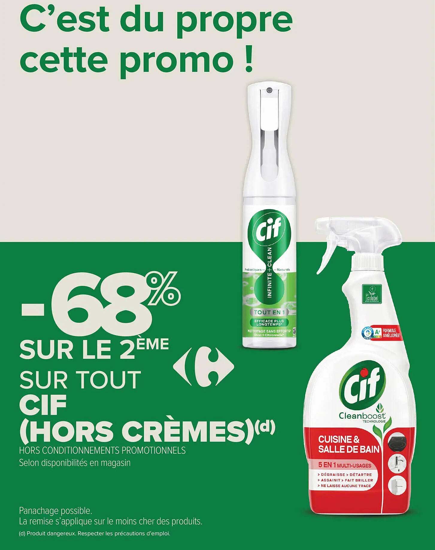 C’est du propre cette promo !