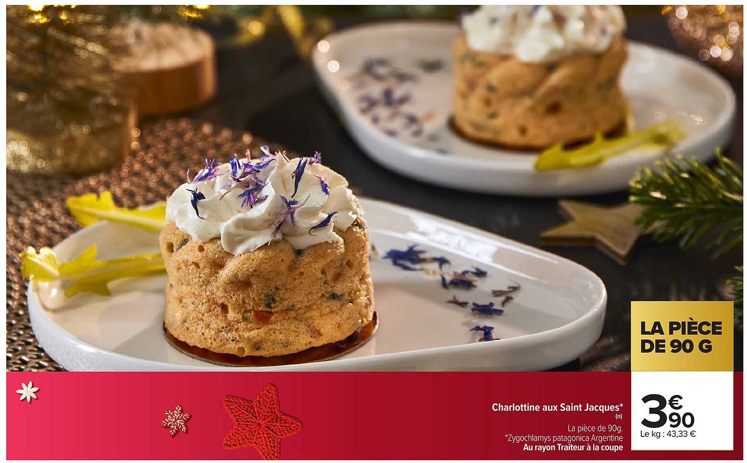 Charlotte aux Saint Jacques