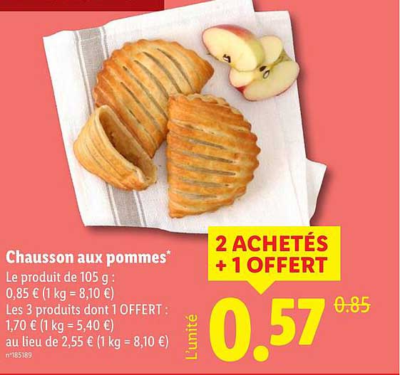 Chausson aux pommes*