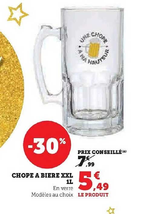 CHOPE À BIÈRE XXL 1L