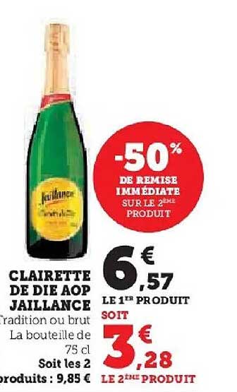 CLAIRETTE DE DIE AOP JAILLANCE