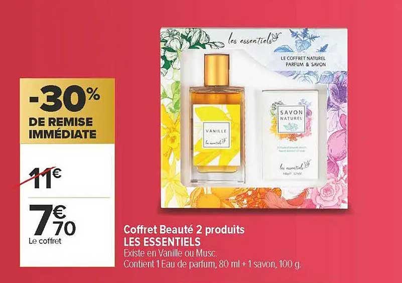 Coffret Beauté 2 produits LES ESSENTIELS