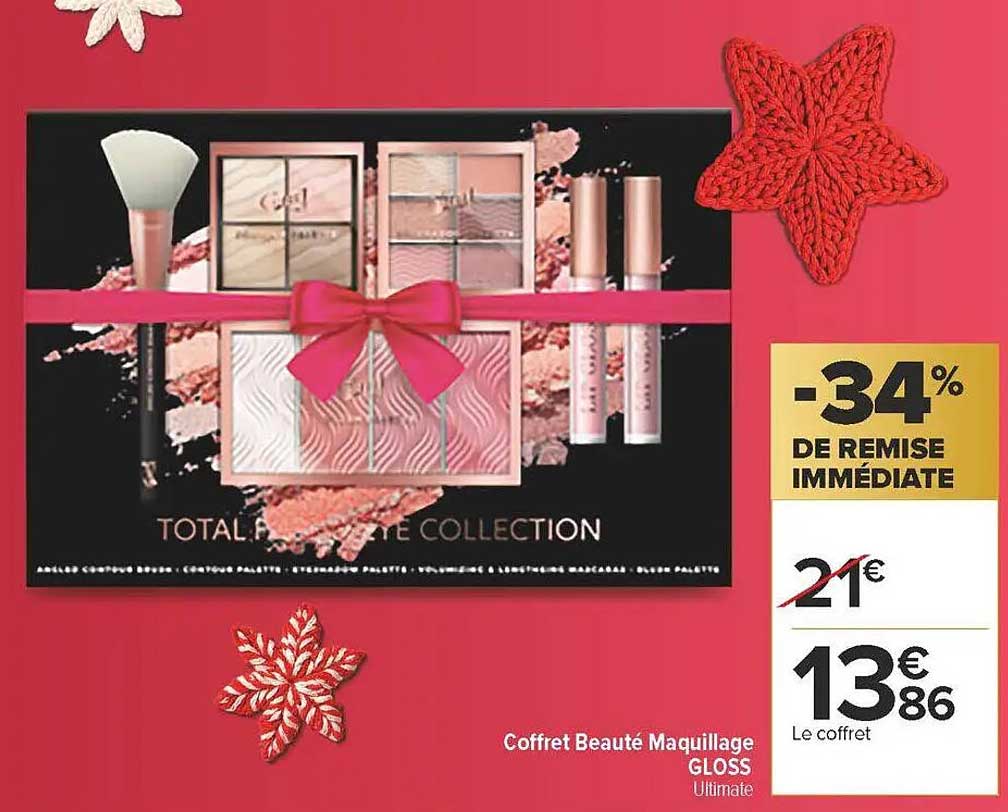 Coffret Beauté Maquillage GLOSS Ultimate