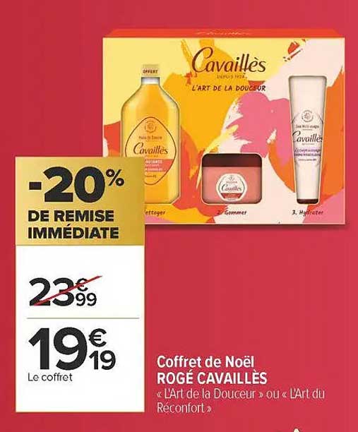 Coffret de Noël ROGÉ CAVAILLÈS « L'Art de la Douceur » ou « L'Art du Réconfort »