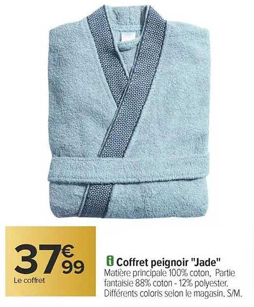 Coffret peignoir "Jade"