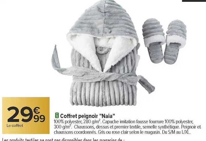 Coffret peignoir "Naia"