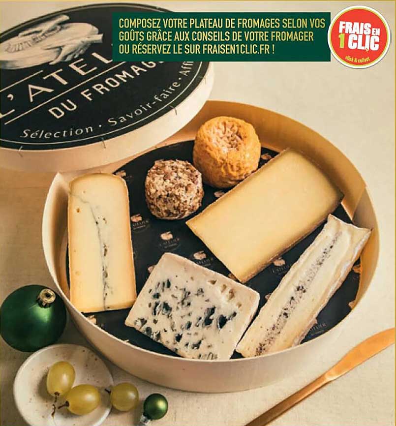 Composez votre plateau de fromages selon vos goûts grâce aux conseils de votre fromager