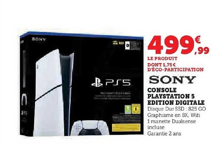CONSOLE PLAYSTATION 5 EDITION DIGITALE