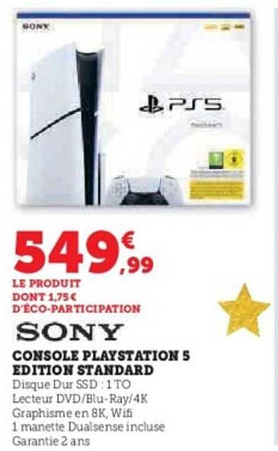 CONSOLE PLAYSTATION 5 EDITION STANDARD
