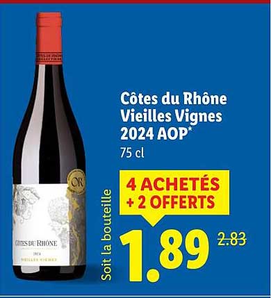 Côtes du Rhône Vieilles Vignes 2024 AOP*