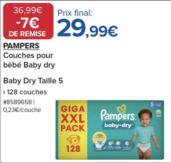 Couches pour bébé Baby dry