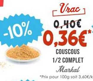 Couscous 1/2 Complet Markal