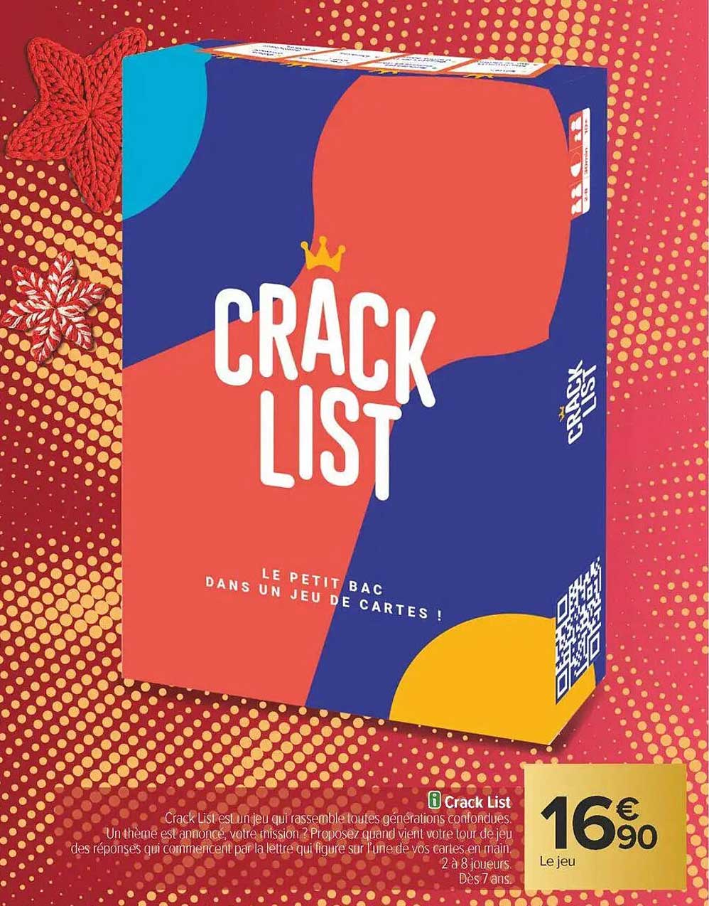 CRACK LIST - LE PETIT BAC DANS UN JEU DE CARTES !