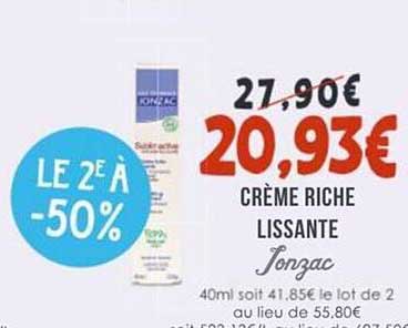 CRÈME RICHE LISSANTE Jonzac