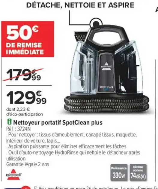 DÉTACHE, NETTOIE ET ASPIRE