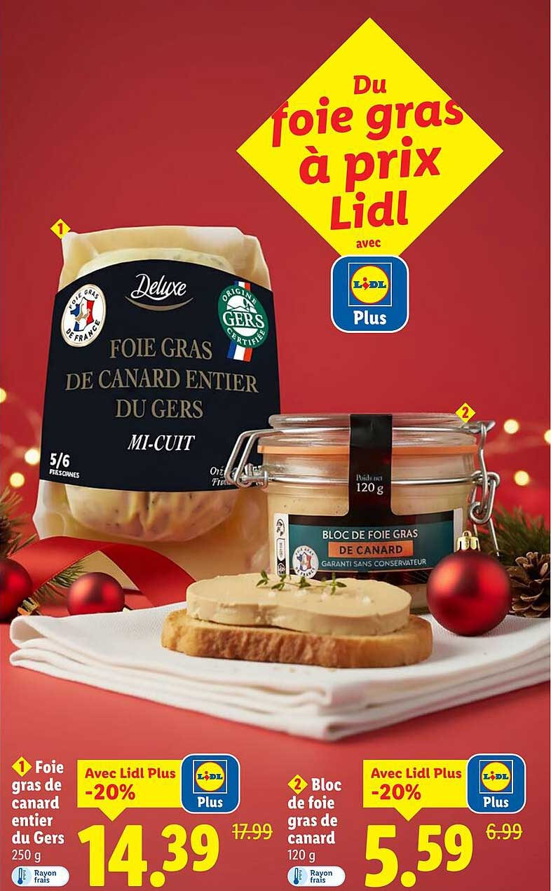Du foie gras à prix Lidl