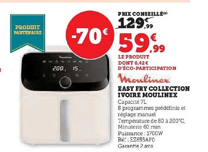 EASY FRY COLLECTION IVOIRE MOULINEX