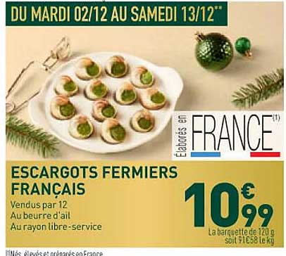 ESCARGOTS FERMIERS FRANÇAIS