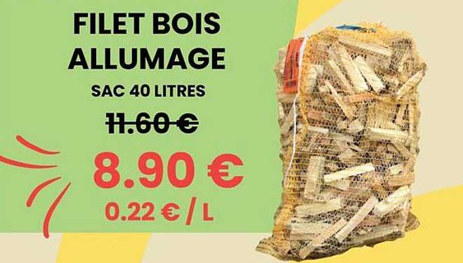 FILET BOIS ALLUMAGE