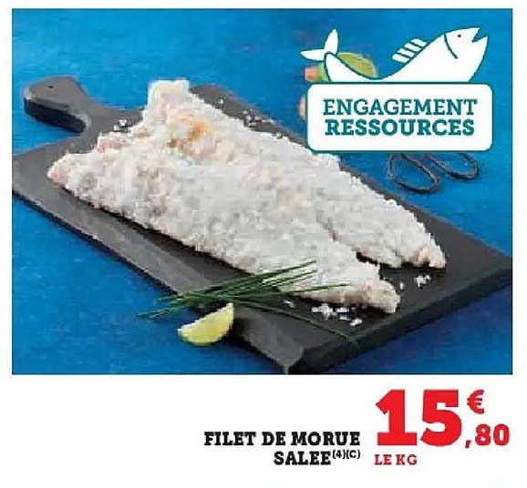 FILET DE MORUE SALEE