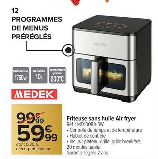 Friteuse sans huile Air fryer