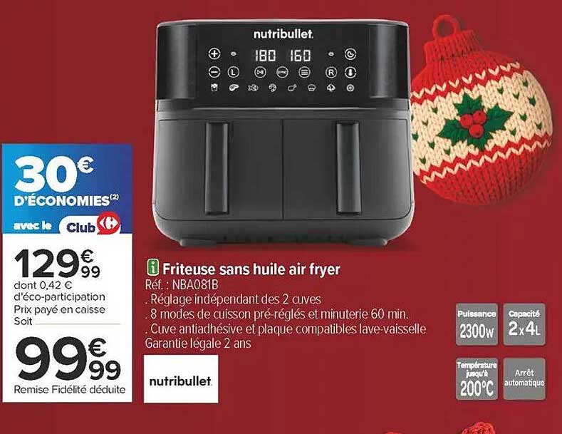 Friteuse sans huile air fryer