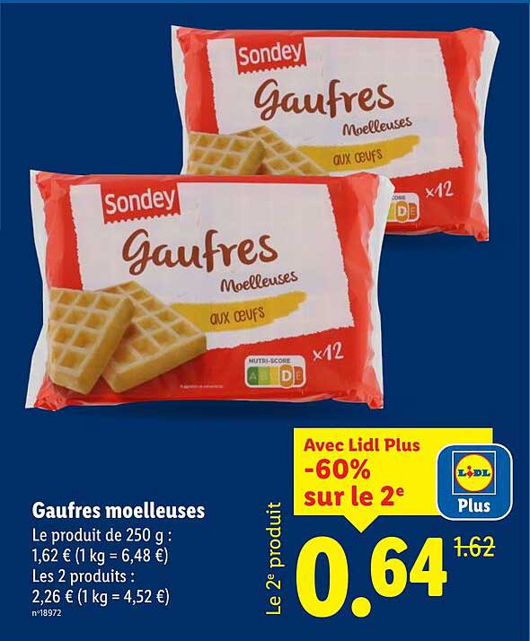 Gaufres moelleuses