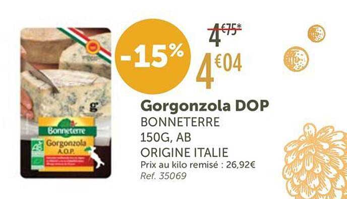 Gorgonzola DOP Bonneterre 150g