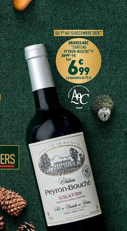 GRAVES AOC CHÂTEAU PEYRON-BOUCHÉ