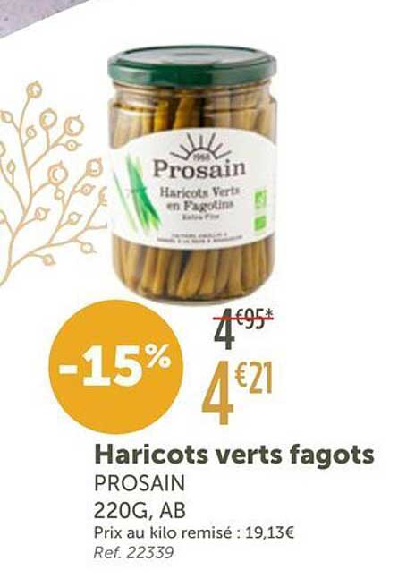 Haricots verts fagots