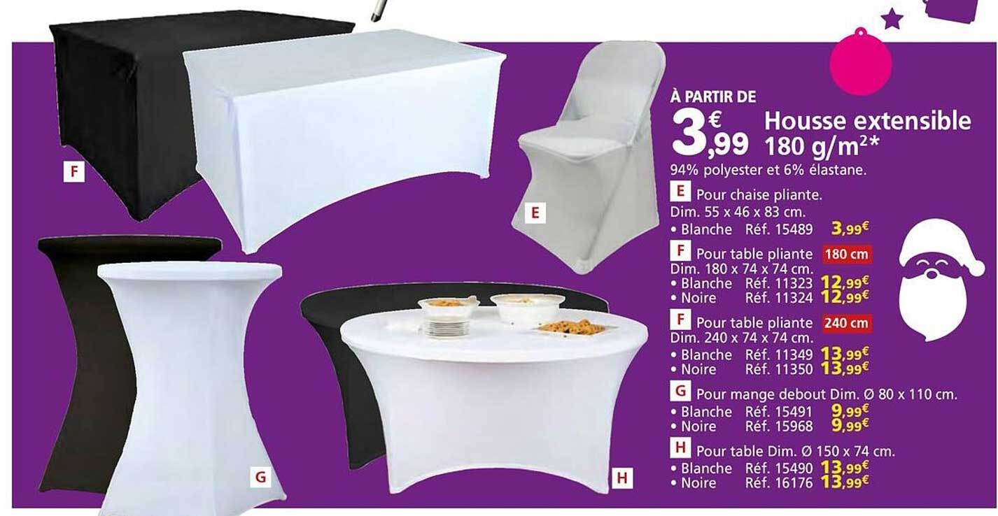 Housse extensible 180 g/m²*