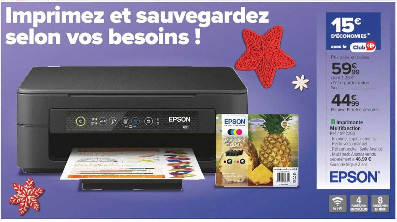 Imprimez et sauvegardez selon vos besoins !