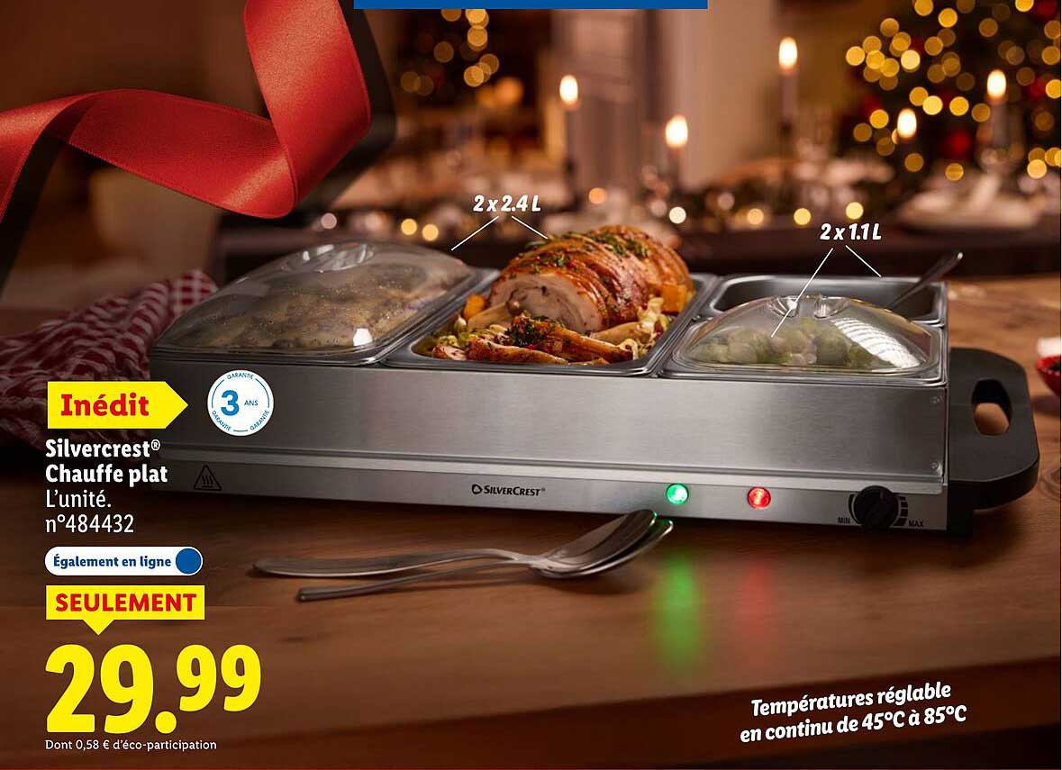 Inédit Silvercrest® Chauffe plat L’unité n°484432