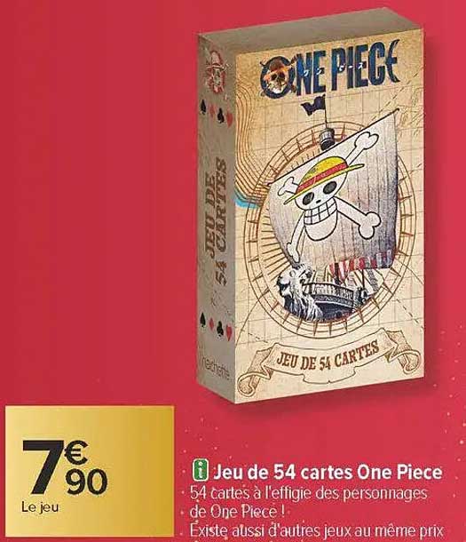 Jeu de 54 cartes One Piece
