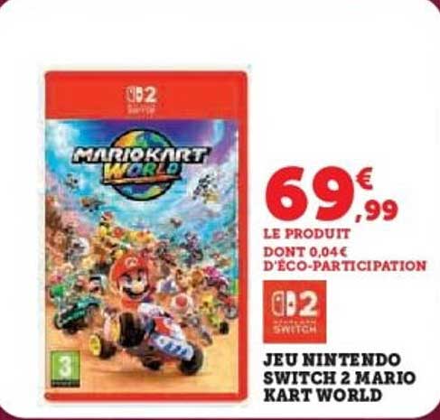 JEU NINTENDO SWITCH 2 MARIO KART WORLD