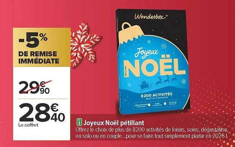 Joyeux Noël pétillant