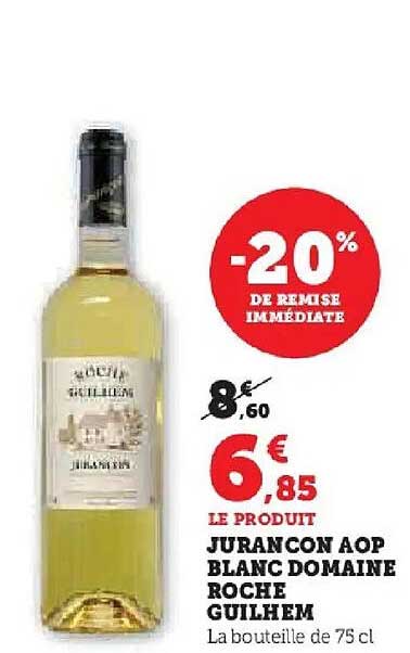 JURANCON AOP BLANC DOMAINE ROCHE GUILHEM