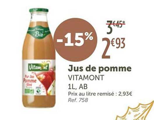 Jus de pomme VITAMONT