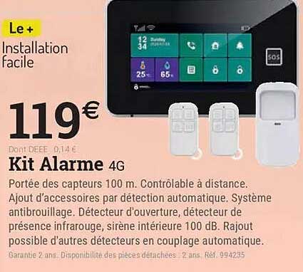 Kit Alarme 4G