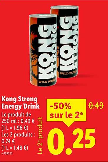Kong Strong Energy Drink