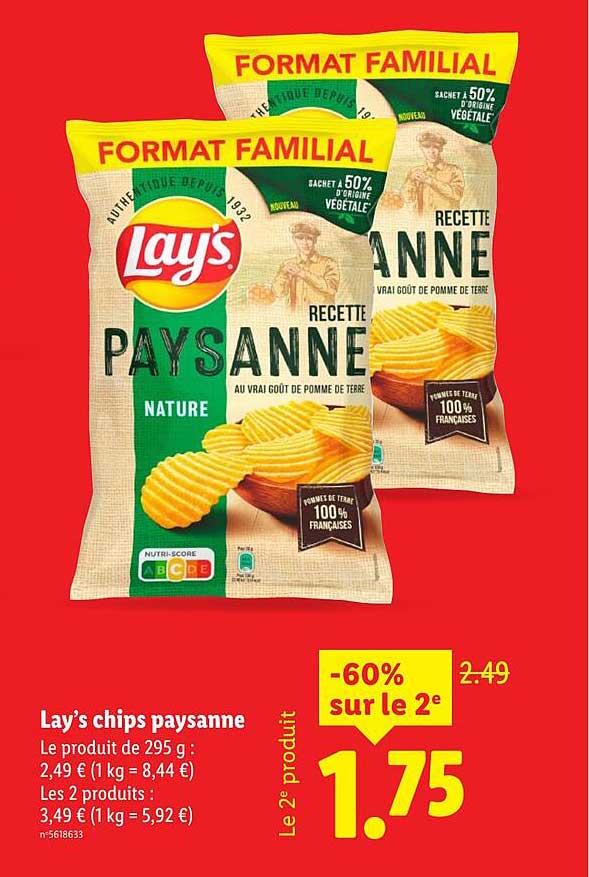 Lay’s chips paysanne