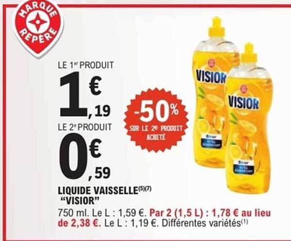 LIQUIDE VAISSELLE "VISIOR"