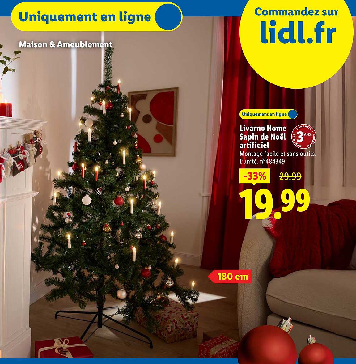 Livarno Home Sapin de Noël artificiel