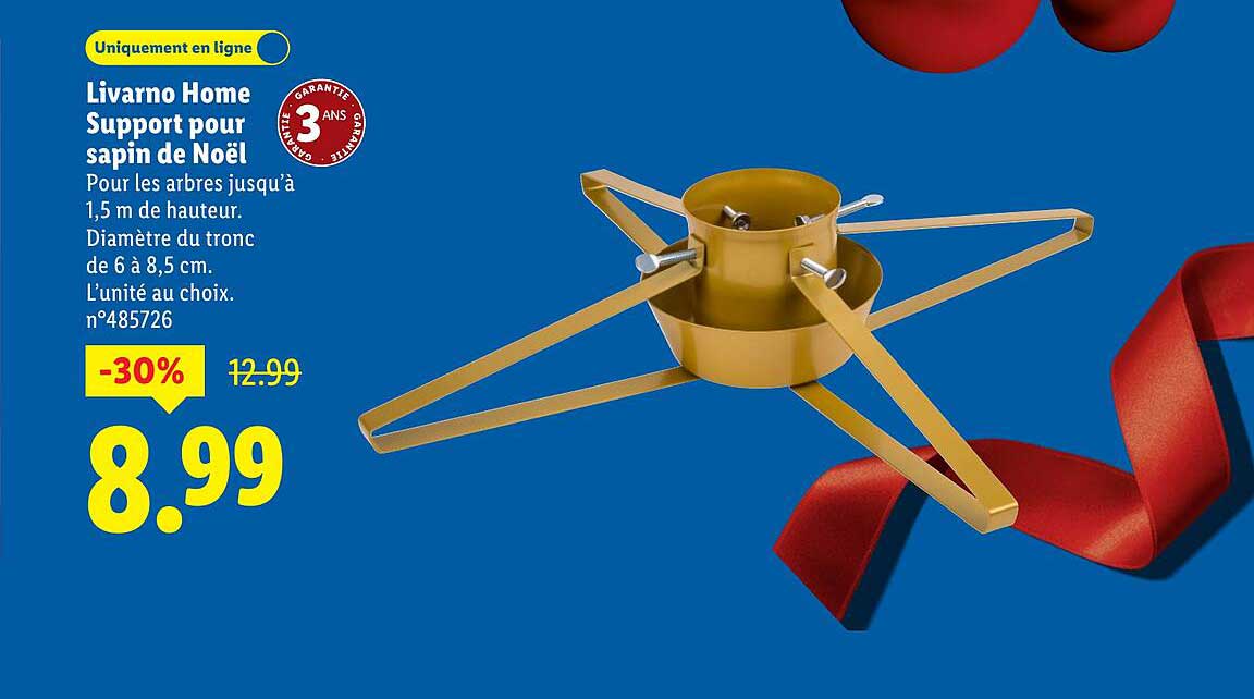 Livorno Home Support pour sapin de Noël