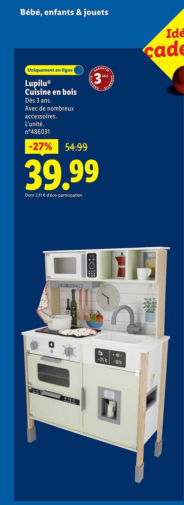 Lupilu® Cuisine en bois