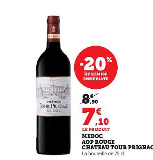 MEDOC AOP ROUGE CHATEAU TOUR PRIGNAC