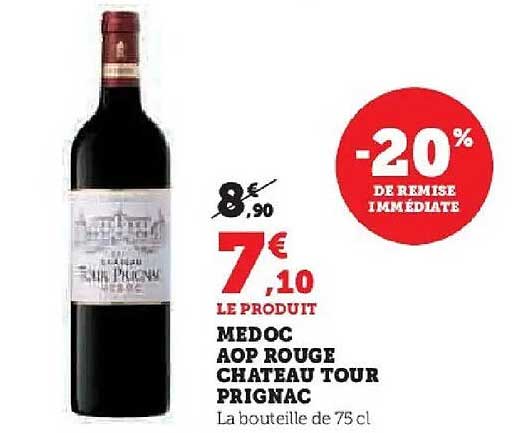 MEDOC AOP ROUGE CHATEAU TOUR PRIGNAC