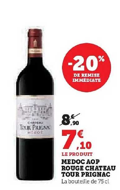 MEDOC AOP ROUGE CHATEAU TOUR PRIGNAC