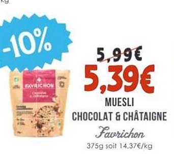MUESLI CHOCOLAT & CHÂTAIGNE