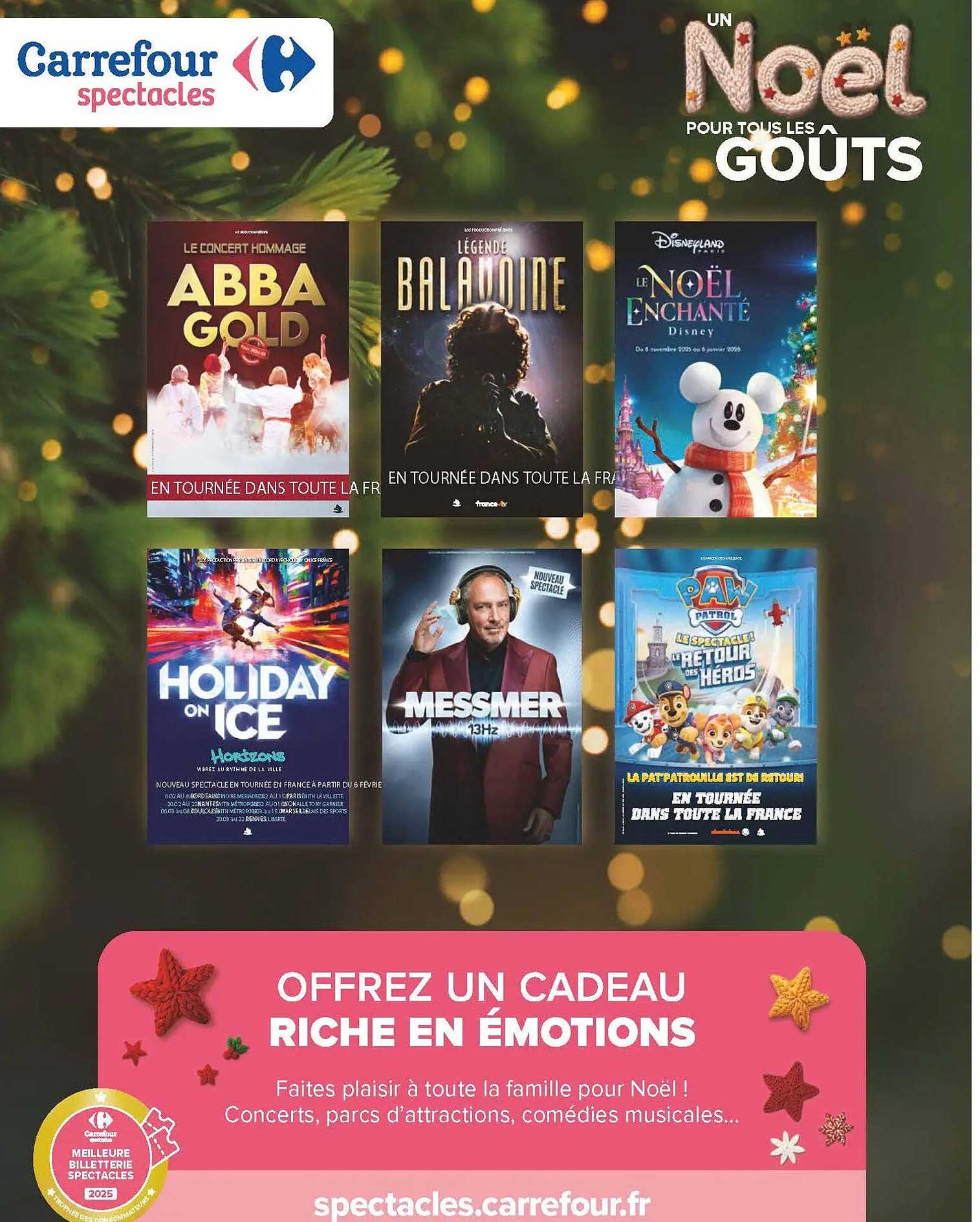 OFFREZ UN CADEAU RICHE EN ÉMOTIONS